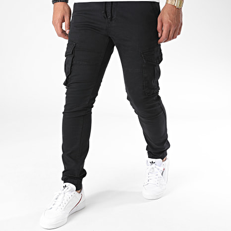 Fusional - XQ03 Pantalón Cargo Negro
