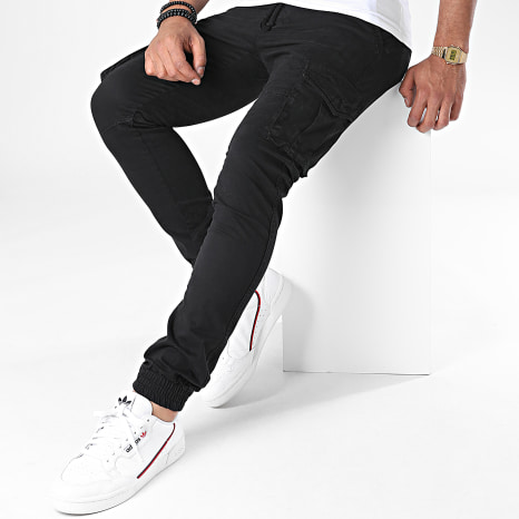 Fusional - XQ03 Pantalón Cargo Negro