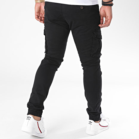 Fusional - XQ03 Pantalón Cargo Negro