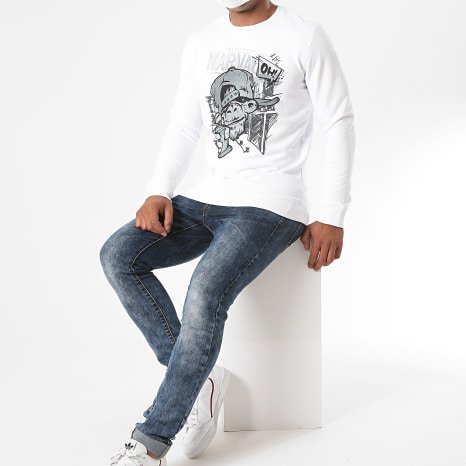 Swift Guad - Sweat Crewneck Narval Oh Blanc