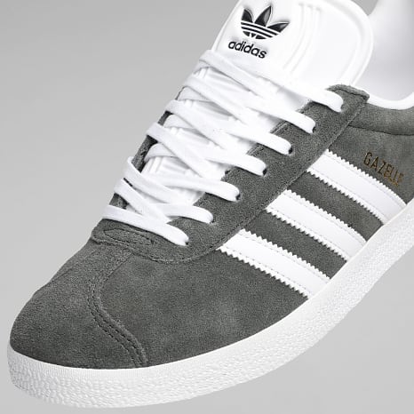Adidas Originals - Baskets Gazelle BB5480 Dark Grey White Gold Metallic
