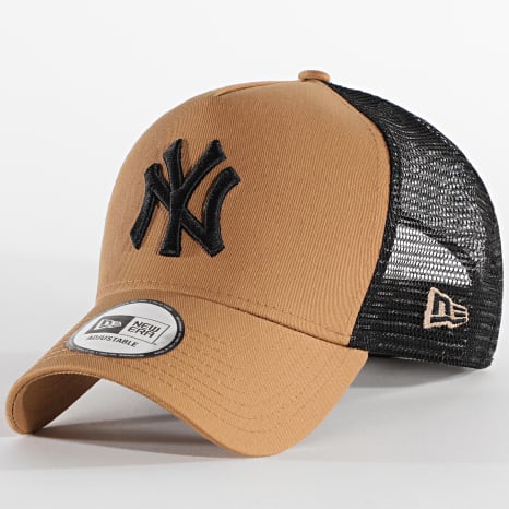 New Era - Casquette Trucker Essential AF NY New York Yankees 12589246 Camel Noir
