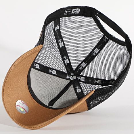 New Era - Casquette Trucker Essential AF NY New York Yankees 12589246 Camel Noir