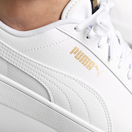Puma - Zapatillas Puma Shuffle 309668 Blanco Azul Marino Oro