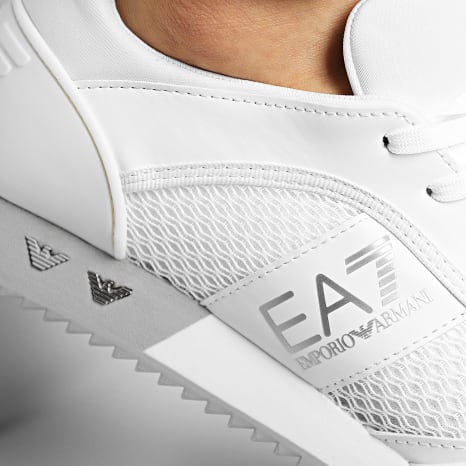 EA7 Emporio Armani - Deportivas X8X027-XK050 Blanco Plata