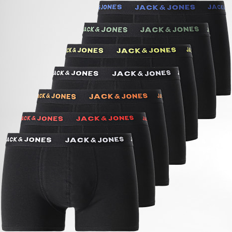 Jack And Jones - Lot De 7 Boxers Simply Basic Noir