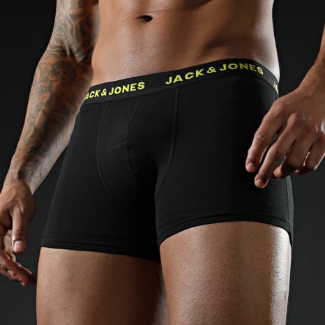 Jack And Jones - Lot De 7 Boxers Simply Basic Noir