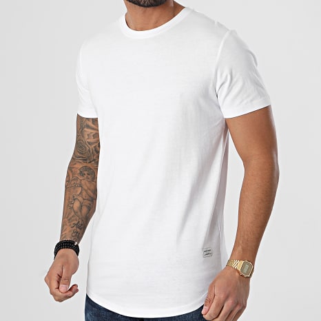 Jack And Jones - Tee Shirt Oversize Noa Blanc