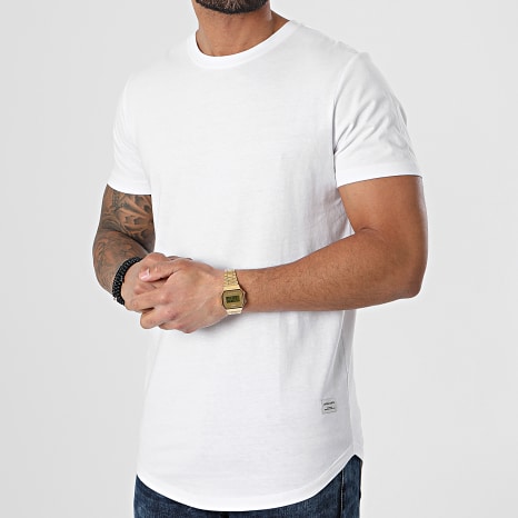 Jack And Jones - Tee Shirt Oversize Noa Blanc