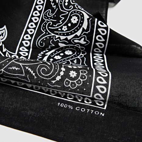 Urban Classics - Set Of 3 Black Bandanas