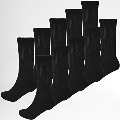 LBO - Lote de 10 pares de calcetines 0001 Negro