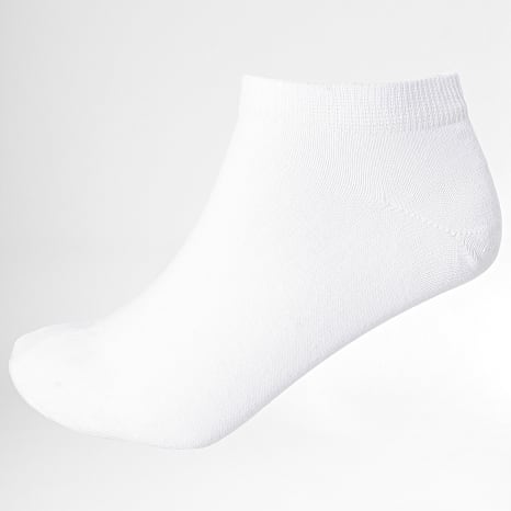 LBO - Set van 10 paar korte sokken 0011 Zwart Wit