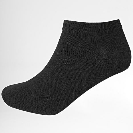 LBO - Set van 10 paar korte sokken 0011 Zwart Wit