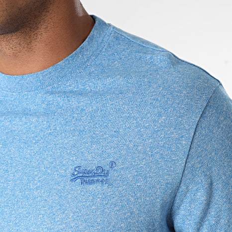 Superdry - Camiseta Vintage Logo Bordado M1011245A Heather Blue