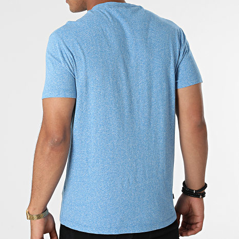 Superdry - Camiseta Vintage Logo Bordado M1011245A Heather Blue
