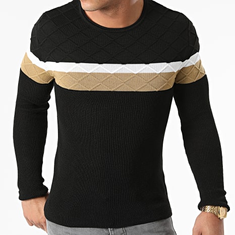 LBO - Jersey Tricolor 0106 Negro Blanco Camel