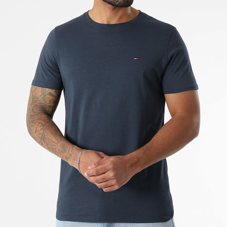 Tommy Jeans - Tee Shirt Original Bleu Marine