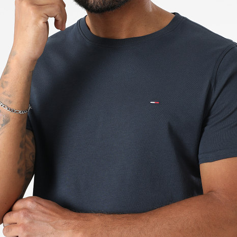 Tommy Jeans - Tee Shirt Original Bleu Marine