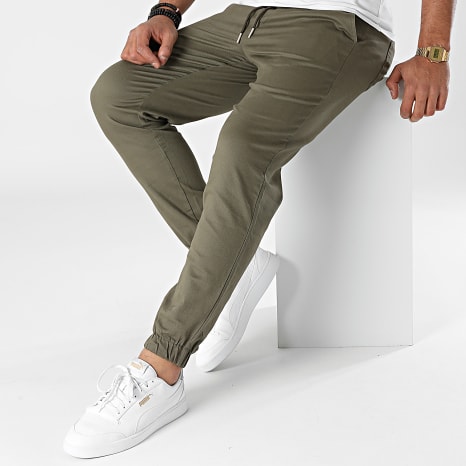 Frilivin - Pantaloni Jogger Verde Khaki