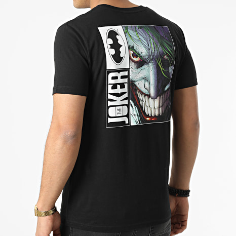 The Joker - Maglietta Joker petto e schiena Nero