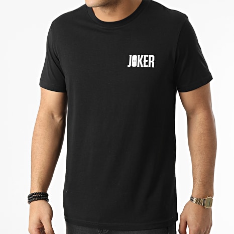 The Joker - Maglietta Joker petto e schiena Nero