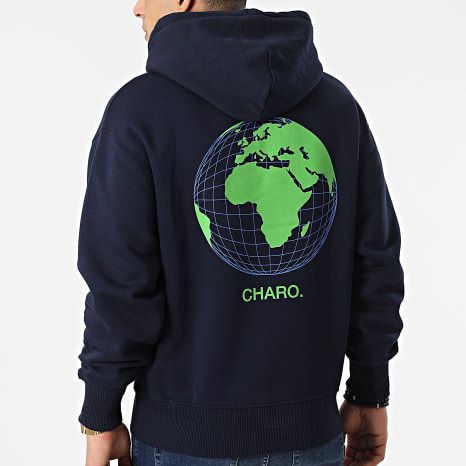 Fins de Séries - Sweat Capuche Sphere Bleu Marine