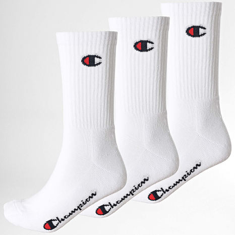 Champion - Lot De 3 Paires De Chaussettes Calzini Blanc