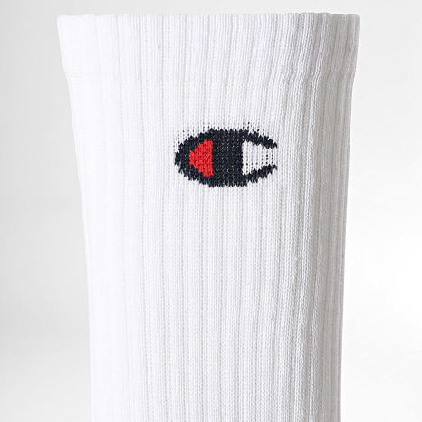 Champion - Lot De 3 Paires De Chaussettes Calzini Blanc
