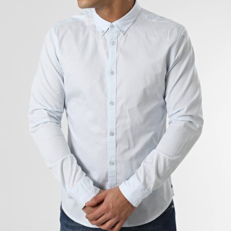 Teddy Smith - Volt 2 Long Sleeve Shirt 10715700D Light Blue