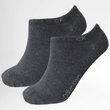Calvin Klein - Pack De 2 Pares De Calcetines 701218707 Gris Antracita