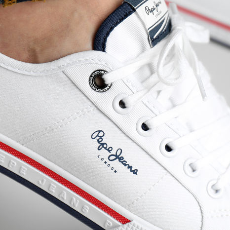Pepe Jeans - Sneakers Brady Basic PMS30816 White