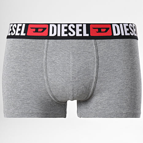 Diesel - Lot De 3 Boxers Damien 00ST3V Noir Gris Chiné