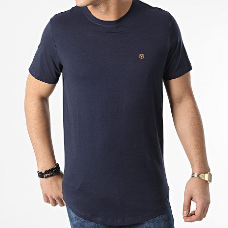Jack And Jones - Lot De 5 Tee Shirts Oversize Brody Blanc Bleu Marine Noir Vert Kaki Bordeaux