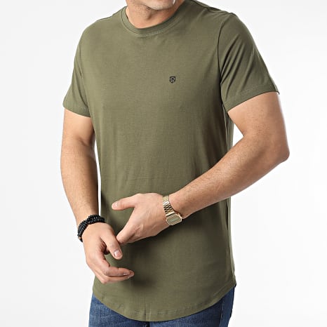 Jack And Jones - Lot De 5 Tee Shirts Oversize Brody Blanc Bleu Marine Noir Vert Kaki Bordeaux