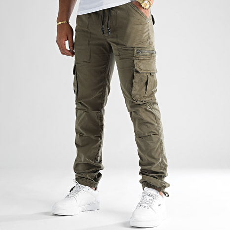 LBO - 0171 Pantalón cargo verde caqui