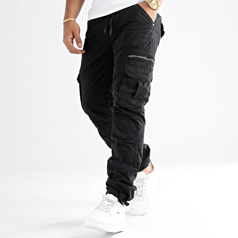 LBO - 0173 Pantalón Cargo Negro