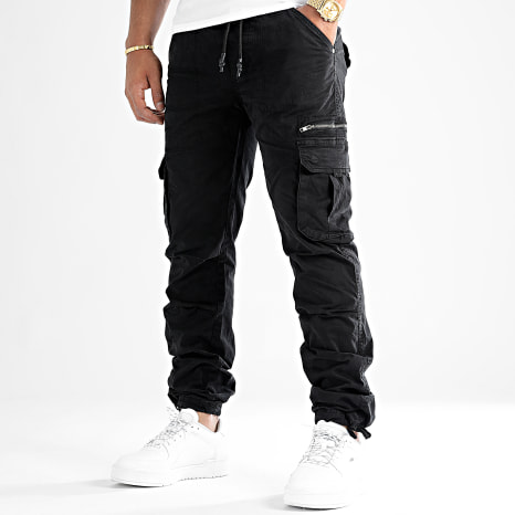 LBO - 0173 Pantalón Cargo Negro