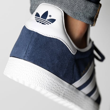 Adidas Originals - Gazelle BB5478 Collegiate Navy Wit Goud Metallic Sneakers