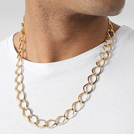 Urban Classics - Lot De 2 Colliers TB4318 Doré Argenté