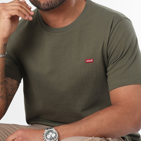 Levi's - Tee Shirt 56605 Vert Kaki