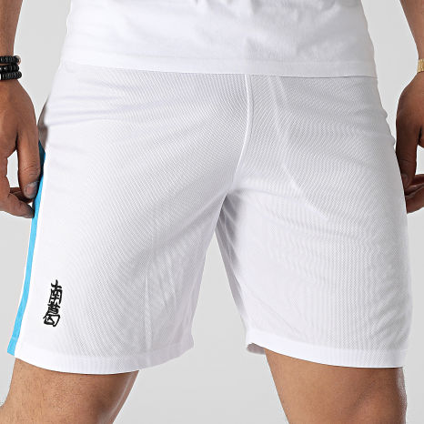 Olive et Tom - Shorts De Jogging Con Rayas Verde Oliva Y Tom Newpie Blanco Celeste