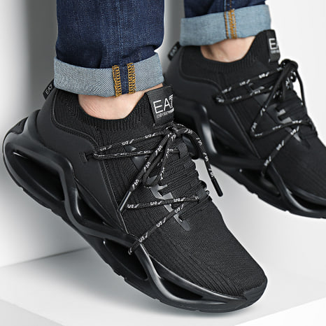 EA7 Emporio Armani - Zapatillas X8X087 XK227 Full Negro Plata