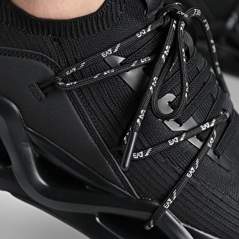 EA7 Emporio Armani - Zapatillas X8X087 XK227 Full Negro Plata