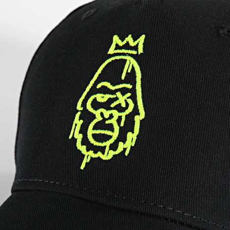 Sale Môme Paris - Casquette King Gorille Noir Jaune