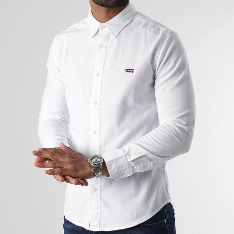 Levi's - Chemise Manches Longues SLIM FIT Blanc