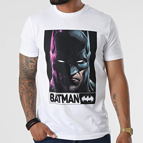 Batman - Maglietta Angry Batman Bianco