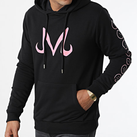 Dragon Ball Z - Sweat Capuche Majin Noir Rose