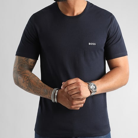 BOSS - Lot De 3 Tee Shirts Classic 50475284 Blanc Noir Bleu Marine