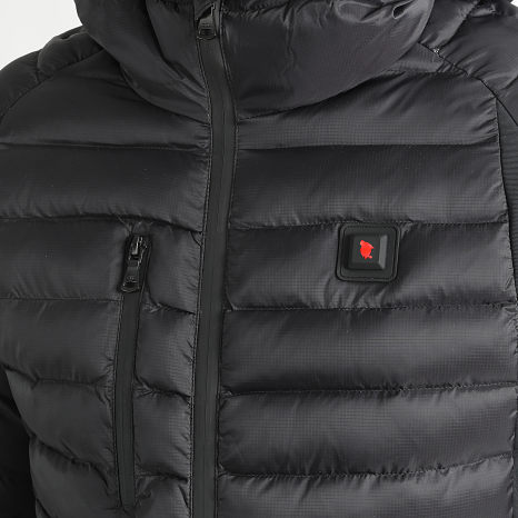 Comme Des Loups - Heated puffer jacket Hood Meribel Black