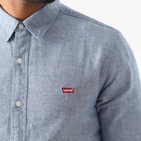 Levi's - Camisa de manga larga 86625 Light Blue Heather